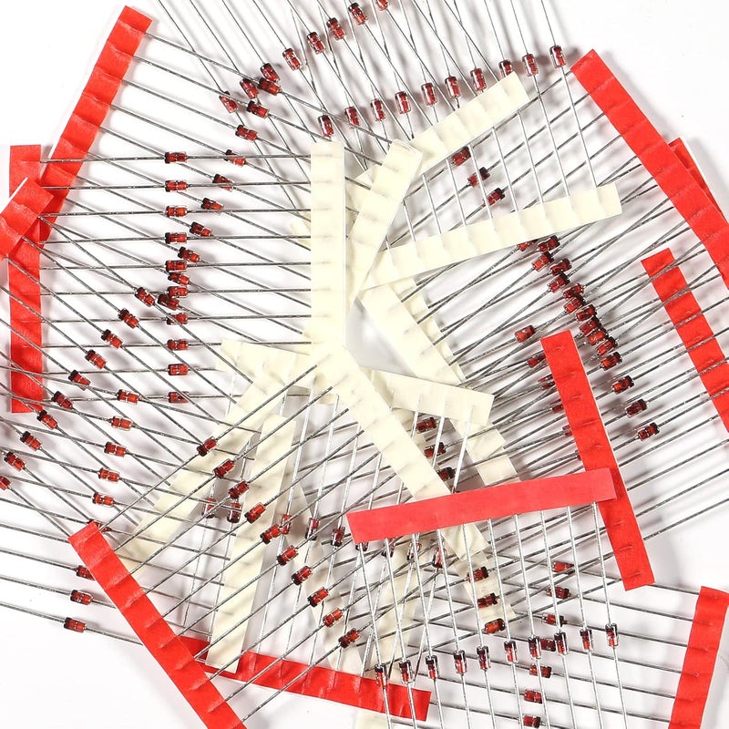 AEDIKO 14 Value 140pcs 1W Zener Diodes Assortment Kit 3.3V 3.9V 4.7V 5.1V 6.2V 6.8V 8.2V 10V 12V 15V 16V 18V 20V 24V - Image 4